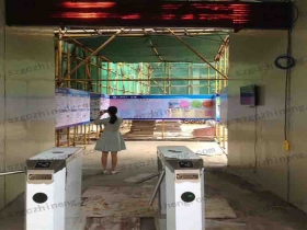 廣西建工集團某工地三輥閘聯(lián)動工地實名系統(tǒng)現(xiàn)場案例